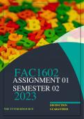 FAC1602 ASSIGNMENT 01 SEMESTER 02 2023