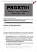 PRGRT01 Assignment 3 Portfolio - Due: 31 August 2023