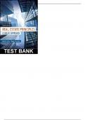 Real Estate Principles A Value Approach 4th Edition By Ling - Test Bank