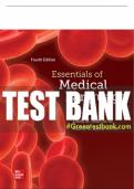 Test Bank For Essentials of Medical Language, 4th Edition All Chapters - 9781259900068
