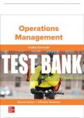 Test Bank For Operations Management, 3rd Edition All Chapters - 9781264098361