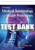 Test Bank For Medical Terminology for Health Professions - 9th - 2022 All Chapters - 9780357513699