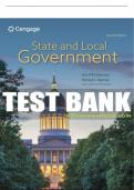 Test Bank For State and Local Government - 11th - 2022 All Chapters - 9780357367407