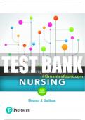 Test Bank For Effective Leadership and Management in Nursing 9th Edition All Chapters - 9780134153117