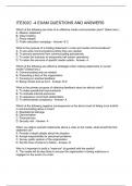  ITE302C -4 EXAM QUESTIONS AND ANSWERS