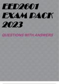 EED2601 EXAM PACK 2023