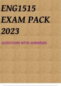 ENG1515 EXAM PACK 2023