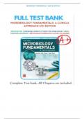 TEST BANK FOR MICROBIOLOGY FUNDAMENTALS: A CLINICAL APPROACH 4TH EDITION MARJORIE KELLY COWAN HEIDI SMITH ISBN10: 126070243X ISBN13: 9781260702439|Latest Updated