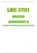 LME 3701 MARKED ASSIGNMENT 2