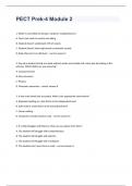 PECT Prek-4 Module 2 question n answers rated A+ 2023