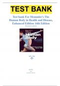 Test bank For Memmler's The Human Body in Health and Disease, Enhanced Edition 14th Edition by Barbara Janson Cohen; Kerry L. Hull 