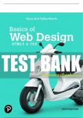 Test Bank For Basics of Web Design: HTML5 & CSS 6th Edition All Chapters - 9780137313211