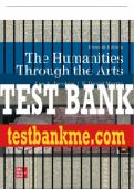 Test Bank For The Humanities through the Arts, 11th Edition All Chapters - 9781264069620