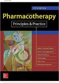 TEST BANK for Pharmacotherapy Principles and Practice 5th Edition Chisholm-Burns Test Bank. ALL 102 CHAPTERS (Complete Download).||ISBN NO-10 1260019446 ISBN NO-13 978-1260019445|| 344 Pages.||GRADED A+