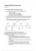 Organisational Structure - Chapter 13 (Business CIE 9609)