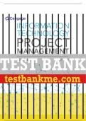 Test Bank For Information Technology Project Management - 9th - 2019 All Chapters - 9781337101356