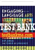 Test Bank For Engaging in the Language Arts: Exploring the Power of Language 2nd Edition All Chapters - 9780132999038