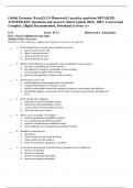 Global Economy (Econ,IS 13) Homework 1 practice questions DETAILED ANSWER KEY Questions and Answers (latest Update 2023), 100% Correct and Complete, Highly Recommended, Download to Score A+