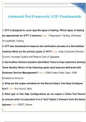 Automated Test Framework (ATF) Fundamentals Micro-Certification rated A+