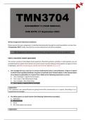 TMN3704 Assignment 5 (Year Module) - Due: 21 September 2023
