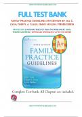 Test Banks For Family Practice Guidelines 5th Edition by Jill C. Cash; Cheryl A. Glass; ‎Jenny Mullen, Chapter 1-23: ISBN-10 0826135838, ISBN-13 978-0826135834, A+ guide.