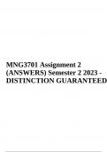 MNG3701 Assignment 2 (ANSWERS) Semester 2 2023 - DISTINCTION GUARANTEED