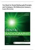 Test Bank for Dental Radiography Principles and Techniques, 5th Edition, Joen Iannucci, Laura Howerton||ISBN NO-10,0323297420||ISBN NO-13,978-0323297424||All Chapters||Complete Guide A+
