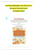 Philosophies and Theories for Advanced Nursing Practice 3rd Edition Butts TEST BANK| Verified Chapter's 1 - 26 |