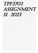 TPF3703 Assignment 51 2023