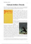 Cultural Contexts Essay: Bram Stoker's Dracula as a Cultural Artefact & Example of Modernist Art