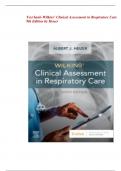 Test bank-Wilkins’ Clinical Assessment in Respiratory Care 9th Edition by Heuer