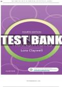 TEST BANK FOR LPN TO RN TRANSITIONS, 4TH EDITION BY LORA CLAYWELL
