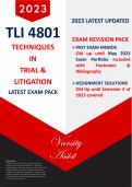 TLI4801 "2024" (This is the latest exam pack )Buy Quality !!