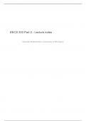 EECS 203 Part 2 - Lecture notes discrete mathematics