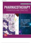 Pharmacotherapy Principles and Practice 6th Edition Chisholm-Burns Test Bank All CHAPTERS ISBN-13978-1260460278