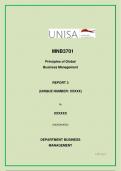 MNB3701 ASSIGNMENT 6 2023 ESSAY COPY (REPORT 3)