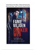 Donker Web By Fanie Viljoen | Set Book Summaries Afrikaans & English | Prologue - Chapter 15