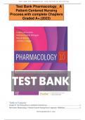     Test Bank Pharmacology_ A Patient-Centered Nursing Process.with complete Chapters Graded A+.(2023)