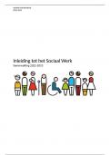 Samenvatting Inleiding tot Sociaal Werk - eerste jaar Sociaal Werk - Odisee Hogeschool Brussel