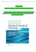 TEST BANK Brunner & Suddarth's Textbook of Medical-Surgical Nursing Janice L Hinkle, Kerry H. Cheever, Kristen Overbaugh 15th Edition-latest 2023-2024.pdf