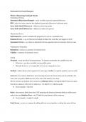 Detailed, Condensed Psychometrics Summary (English)