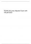 Texas All Lines Adjuster Exam with 100.pdf 2923.pdf