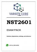 NST2601 EXAM PACK 2023