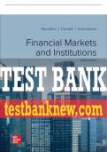 Test Bank For Financial Markets and Institutions, 8th Edition All Chapters - 9781260772401