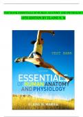 Test Bank for Essentials of Human Anatomy & Physiology 10th Edition by Elaine N. Marieb | Complete Chapters | 100 % Verified