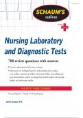 TEST BANK-James Keogh - Schaum's Outline of Nursing Laboratory and Diagnostic Tests (Schaum's Outline Series)-McGraw-Hill (2010) 