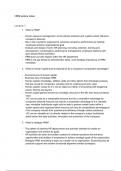 Knowledge clips summary notes Human Resource Management (6013B0521Y) 