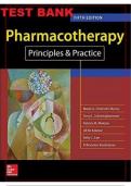 Pharmacotherapy Principles and Practice 5TH Edition Chisholm-Burns Test Bank ALL 102 CHAPTERS (Complete Download). 344 Pages