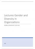College aantekeningen Gender and Diversity in organizations (MAN-MHR005A-2023-1-V)  The Dynamics of Managing Diversity