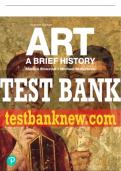 Test Bank For Art: A Brief History 7th Edition All Chapters - 9780137527632